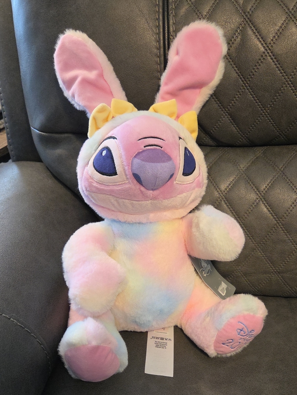 Disney Pastel Bunny Stitch Plush - Pink, Yellow, Blue